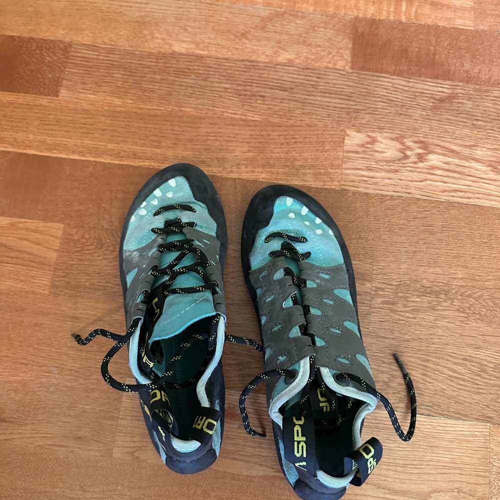 La Sportiva Climbing Shoes - Black and Blue